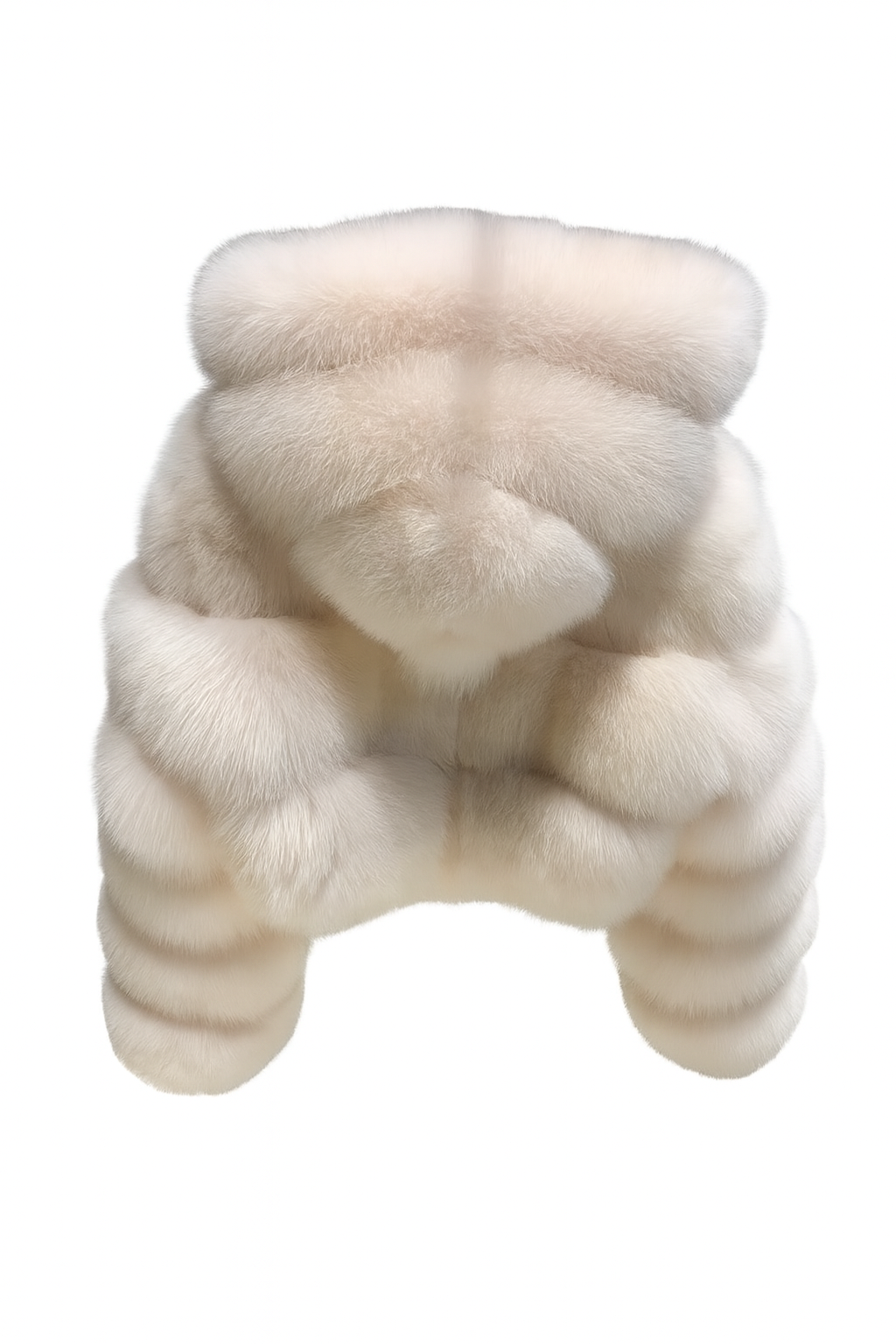 Baby Pink Hooded Luxe Coat